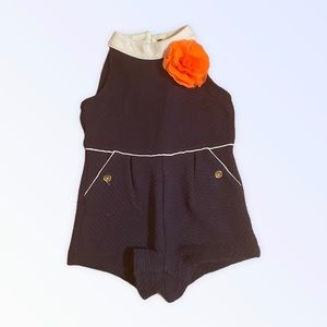 Janie and Jack blue romper